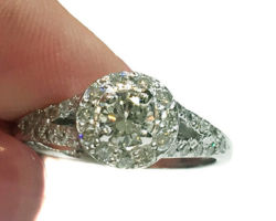 Diamond Engagement Ring Front View