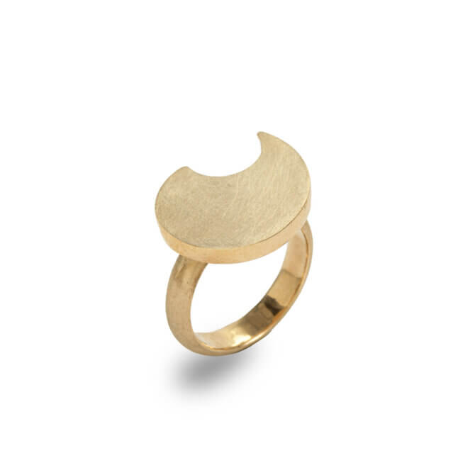 Little Moon Brass Ring