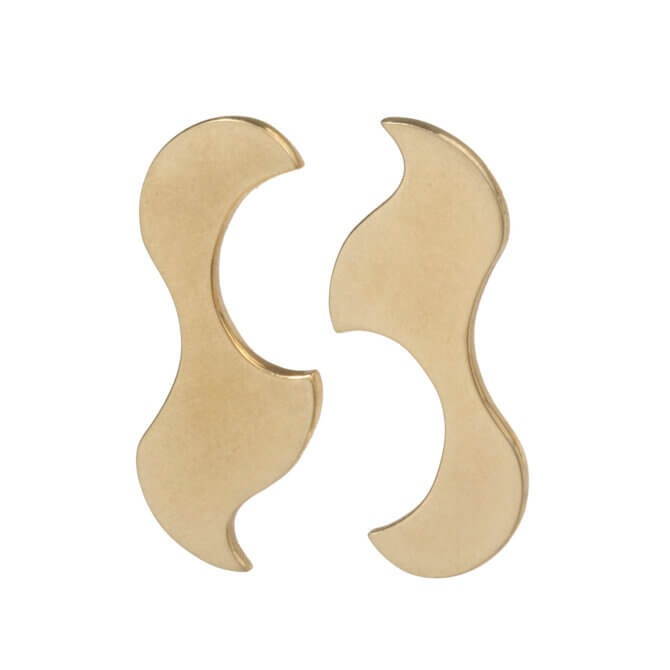 Curves Earrings on Post