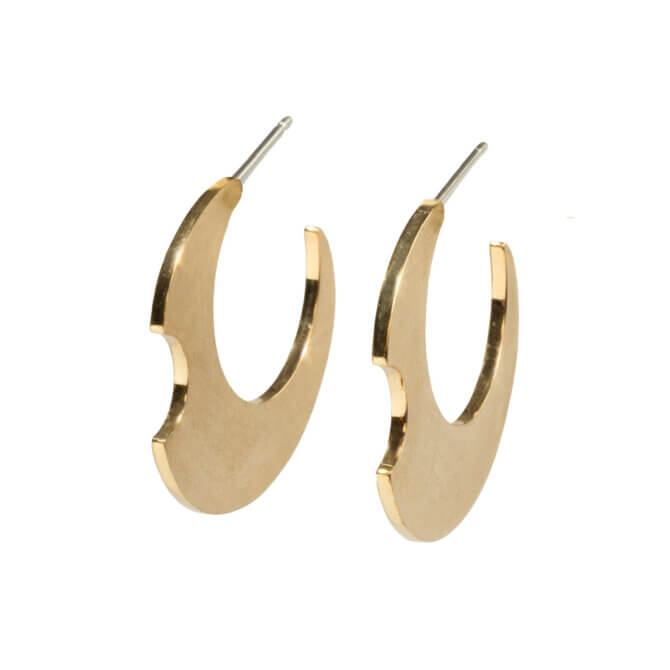 Organic Hoop Earrings