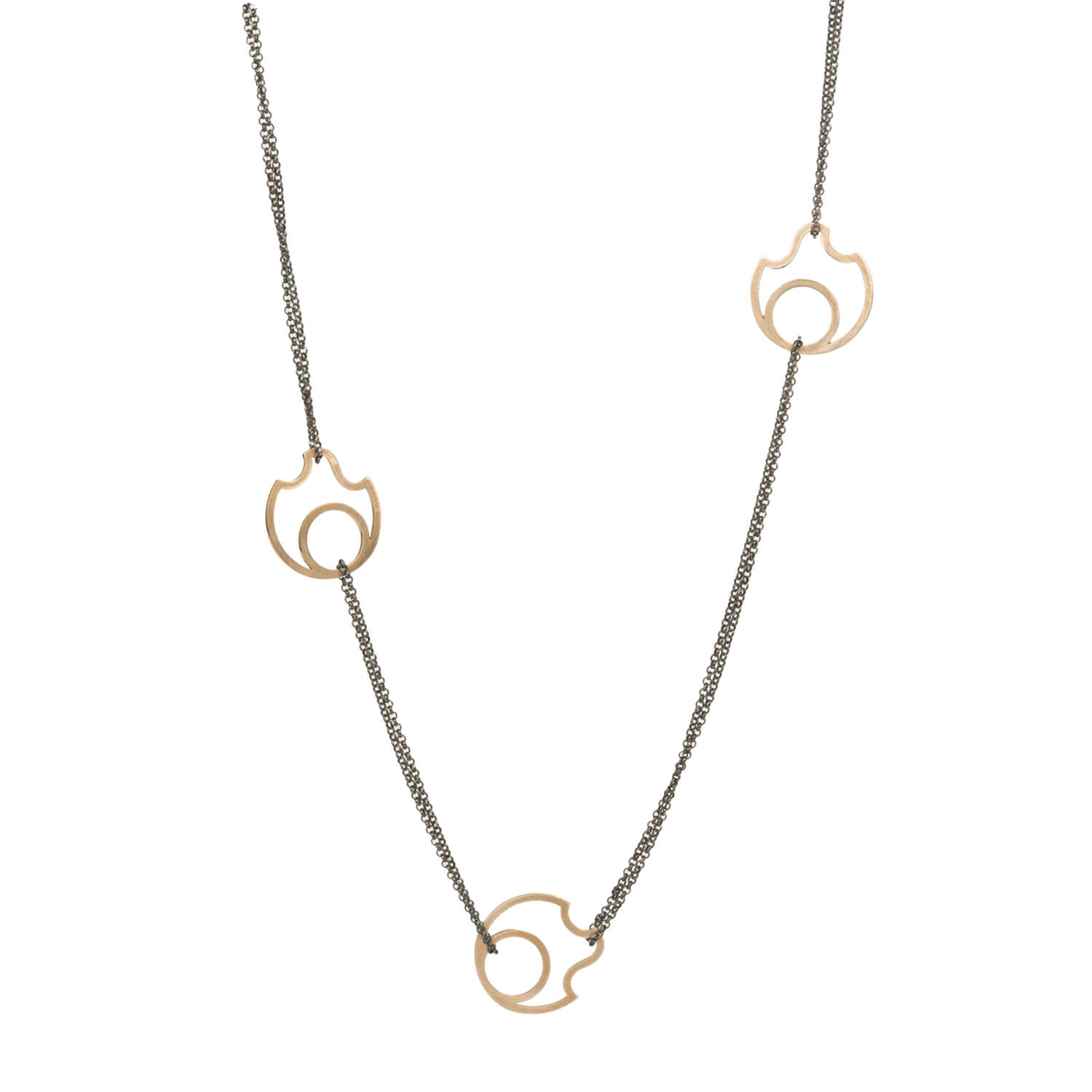 emanuela-duca_EDS9N_bronze-flames-and-blackened-silver-chain-necklace