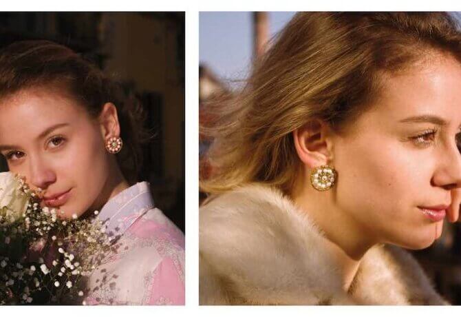 Pink Coral Classic Earrings