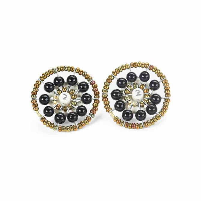 Black Touraline Classic Earrings