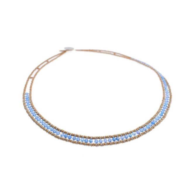 Blue Zircon Classic Necklace