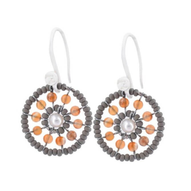 Soleil Carnelian Earrings