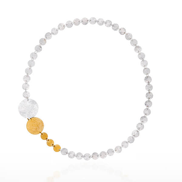 Sterling Silver Round Fold Chain
