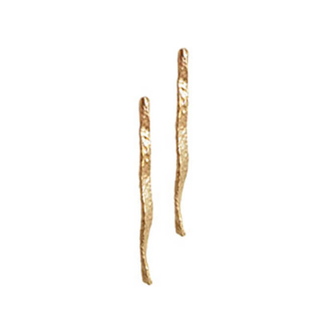 14K Flowing Sand Earrings