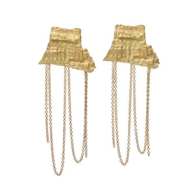 "Raw You" Fringe Earrings