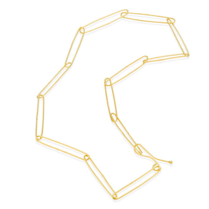 18K Vermeil Paperclip Chain Necklace