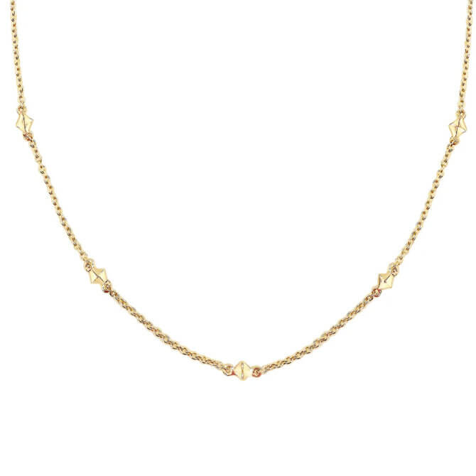 14KYG Rani Thorn Station Necklace