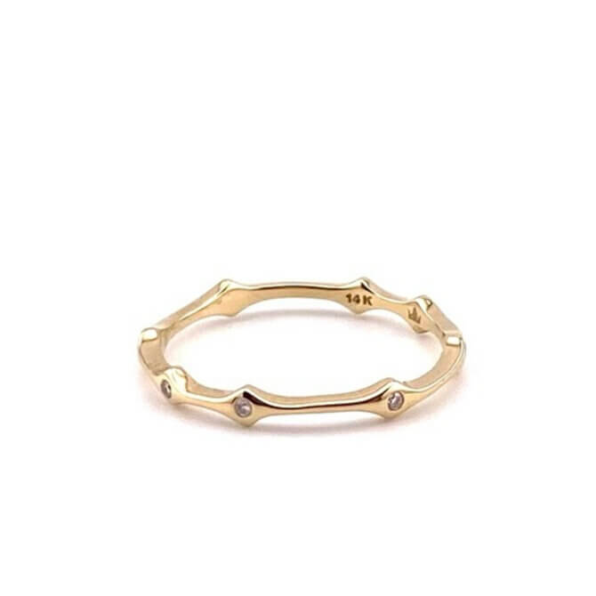 14KYG Rani Diamond Thorn Band