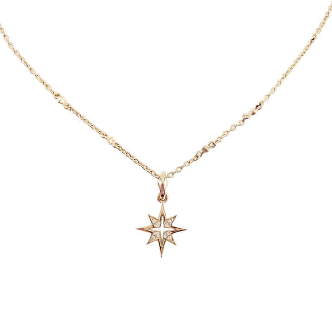 14KYG Virasat Petite Diamond Pave Star