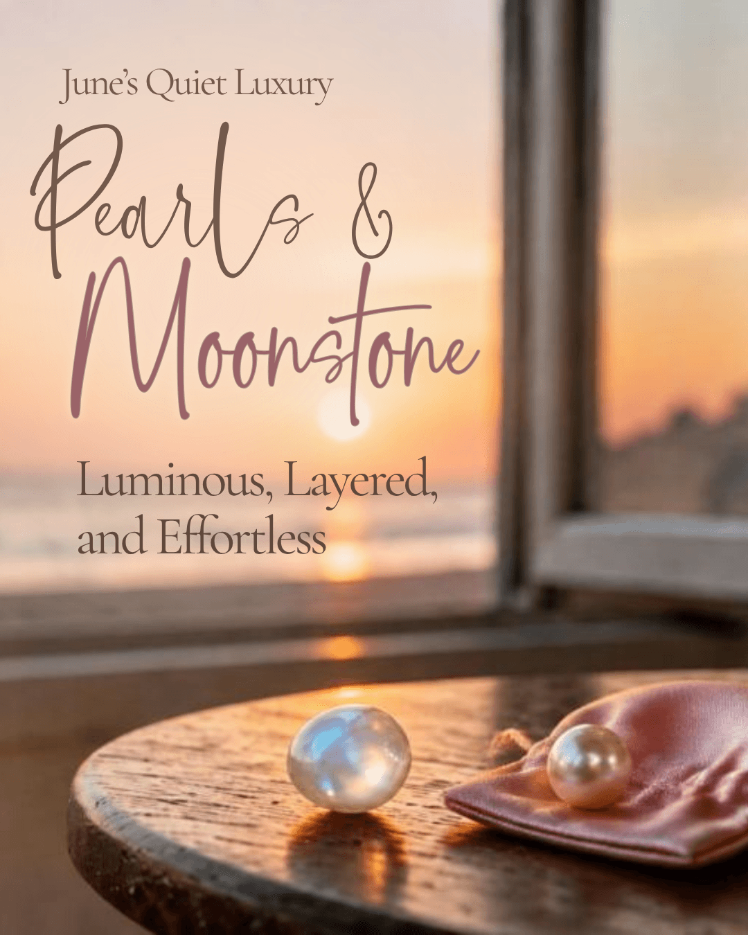 June’s Quiet Luxury: Pearls & Moonstone
