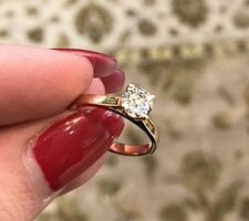 Our clients brought us their heirloom diamond and their inspirations. We did the rest.