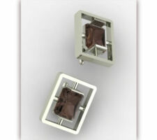 Our client brought us these stones and a picture to create a pair of cufflinks to give to a member of their wedding party.
