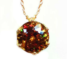 Spene Pendant. 22 ct. Museum Rarity Sphene. 18k Yellow Gold. Artist: Liaung- Chung Yen.